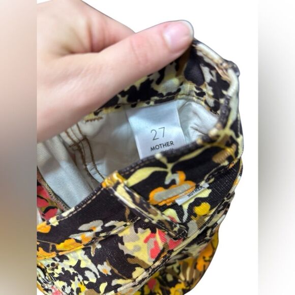 MOTHER The Hustler High-Rise ankle fray Corduroy Pants size 27 - Picture 4 of 8